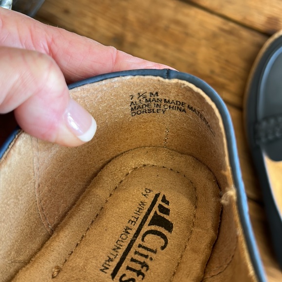 Cliffs by White Mountain "Dorsley" blue suede slip on loafer sz7.5 - Picture 8 of 9